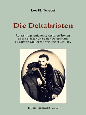 cover image of Die Dekabristen
